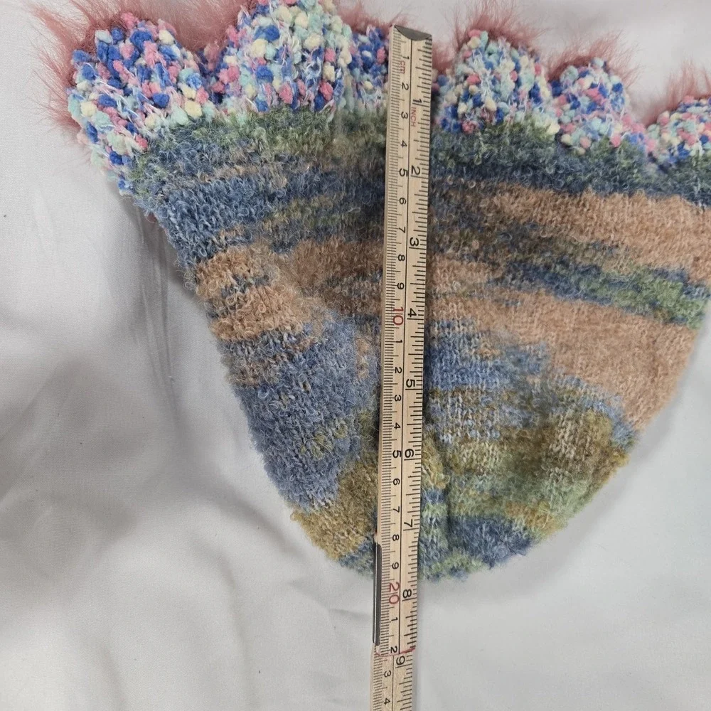 Knit Fuzzy Spring Stretchy Bucket Hat